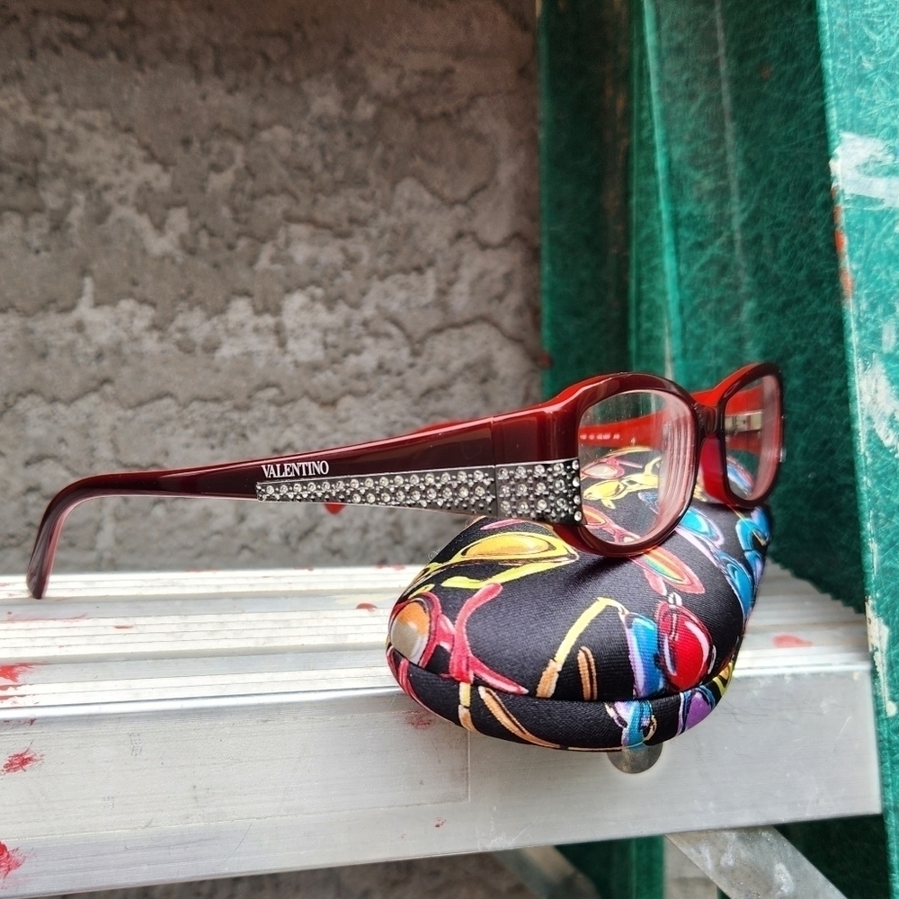 Valentino Eyeglasses Val5657 Rectangular Frames - image 2